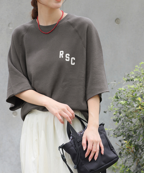 JOURNAL STANDARD relume(ジャーナルスタンダード レリューム)の「《WEB限定追加》度甘ハーフスリーブスウェット(スウェット・レディース・チャコールグレー/ブラック系その他・FREE)」の13枚目の写真