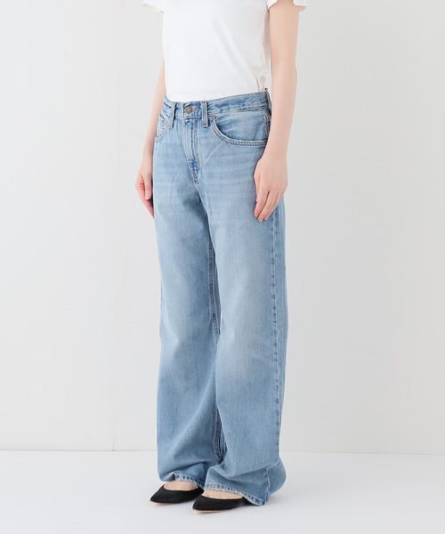 Levi's(リーバイス)の「Levi's/リーバイス LOOSE BOOT 005DO-0000/0004(デニムパンツ・レディース・ブラック/スカイブルー・26cm/25cm/27cm)」の3枚目の写真