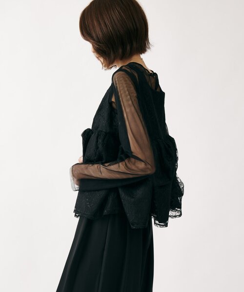 goocy(グーシー)の「【オケージョン】ペプラムトップス×パンツセットアップ(ワンピース・レディース・ブラック/ネイビー・SMALL/MEDIUM)」の8枚目の写真