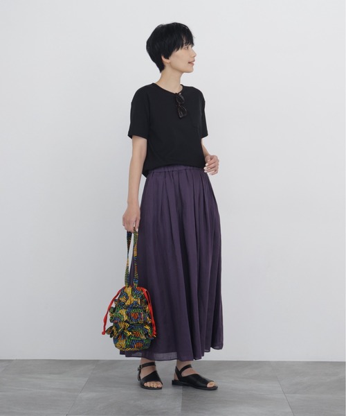 human woman(ヒューマンウーマン)の「◆【CLOUDY】コラボフリルチューブバッグ(ハンドバッグ・レディース・A/イエロー系その他4/パープル系その他4・フリ-)」の9枚目の写真