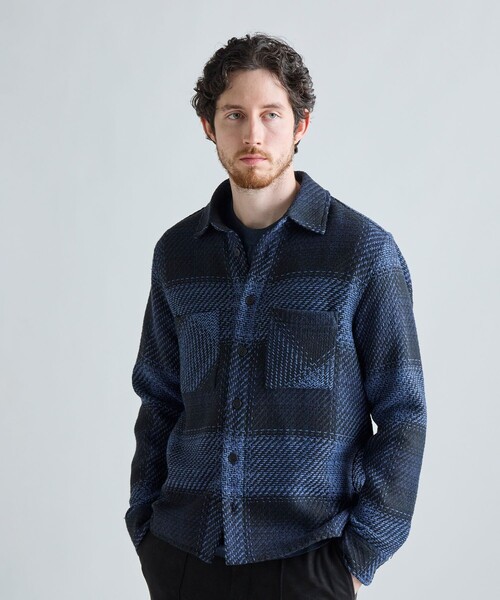 MEN'S BIGI(メンズビギ)の「《別注》WAX LONDON ジャストフィットニットブルゾン(ブルゾン・メンズ・グレー系その他・04/03/02)」の14枚目の写真