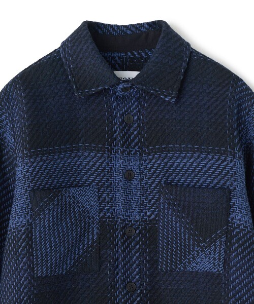 MEN'S BIGI(メンズビギ)の「《別注》WAX LONDON ジャストフィットニットブルゾン(ブルゾン・メンズ・グレー系その他・04/03/02)」の18枚目の写真