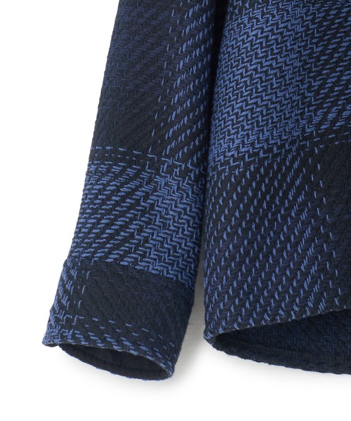 MEN'S BIGI(メンズビギ)の「《別注》WAX LONDON ジャストフィットニットブルゾン(ブルゾン・メンズ・グレー系その他・04/03/02)」の9枚目の写真