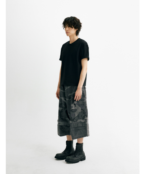 THEN OUR(デンアワー)の「レイヤードカーゴバミューダパンツ(チャコール)(その他パンツ・メンズ・その他・LARGE/MEDIUM/X-LARGE)」の6枚目の写真