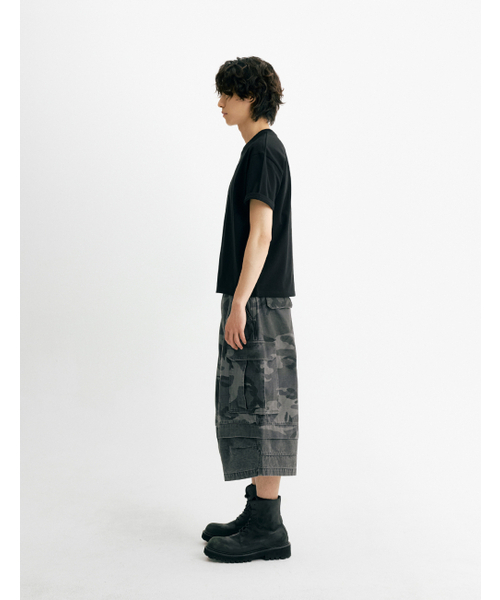 THEN OUR(デンアワー)の「レイヤードカーゴバミューダパンツ(チャコール)(その他パンツ・メンズ・その他・LARGE/MEDIUM/X-LARGE)」の7枚目の写真