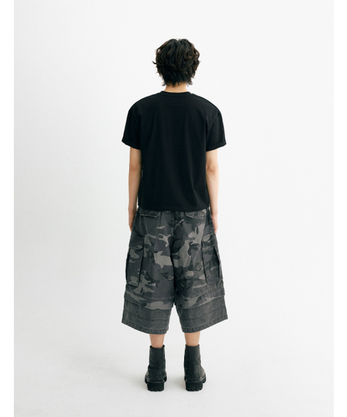 THEN OUR(デンアワー)の「レイヤードカーゴバミューダパンツ(チャコール)(その他パンツ・メンズ・その他・LARGE/MEDIUM/X-LARGE)」の9枚目の写真