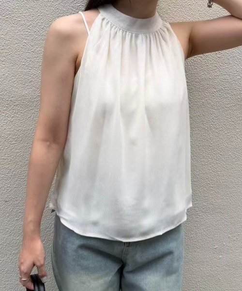 mebole(メボレ)の「american sleeve chiffon blouse(シャツ/ブラウス・レディース・アイボリー/ブラック・FREE)」の14枚目の写真