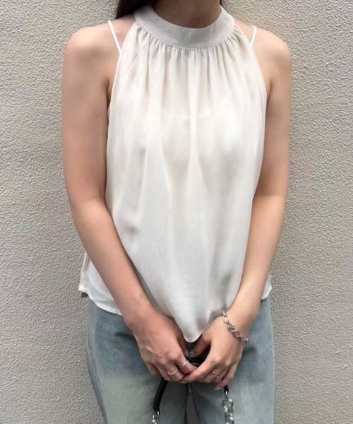 mebole(メボレ)の「american sleeve chiffon blouse(シャツ/ブラウス・レディース・アイボリー/ブラック・FREE)」の15枚目の写真