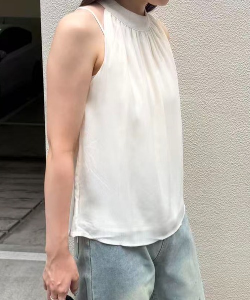mebole(メボレ)の「american sleeve chiffon blouse(シャツ/ブラウス・レディース・アイボリー/ブラック・FREE)」の16枚目の写真