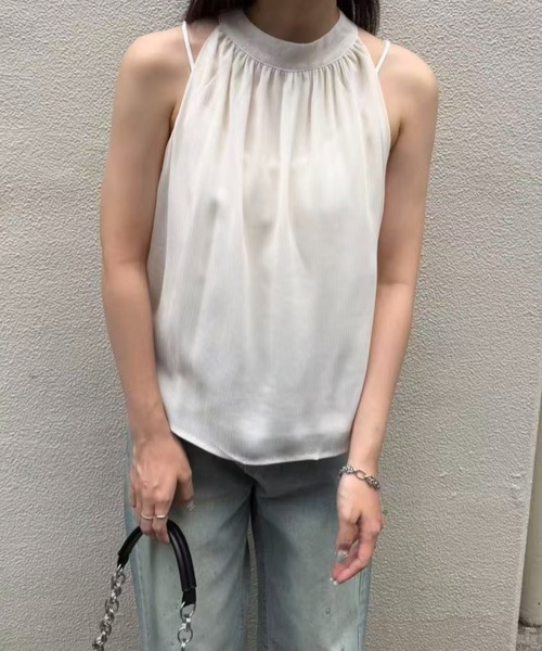 mebole(メボレ)の「american sleeve chiffon blouse(シャツ/ブラウス・レディース・アイボリー/ブラック・FREE)」の17枚目の写真