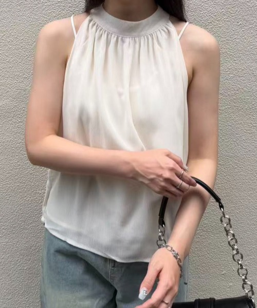 mebole(メボレ)の「american sleeve chiffon blouse(シャツ/ブラウス・レディース・アイボリー/ブラック・FREE)」の18枚目の写真