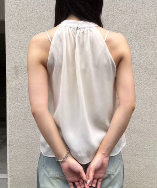 mebole(メボレ)の「american sleeve chiffon blouse(シャツ/ブラウス・レディース・アイボリー/ブラック・FREE)」の19枚目の写真