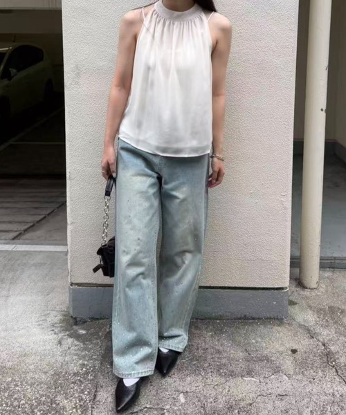 mebole(メボレ)の「american sleeve chiffon blouse(シャツ/ブラウス・レディース・アイボリー/ブラック・FREE)」の20枚目の写真