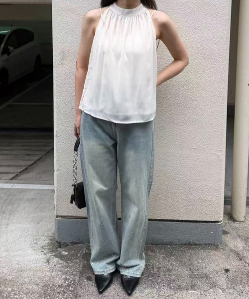 mebole(メボレ)の「american sleeve chiffon blouse(シャツ/ブラウス・レディース・アイボリー/ブラック・FREE)」の22枚目の写真