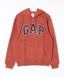 GAP（ギャップ）の「リラックスフィット GAPロゴ ジップアップパーカー（スウェット）」