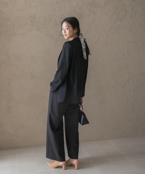 URBAN RESEARCH ROSSO WOMEN(アーバンリサーチ ロッソ)の「メモリーネットライトジャケット(その他アウター・レディース・ベージュ系その他/ブラック・FREE)」の19枚目の写真
