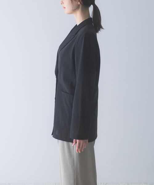 URBAN RESEARCH ROSSO WOMEN(アーバンリサーチ ロッソ)の「メモリーネットライトジャケット(その他アウター・レディース・ベージュ系その他/ブラック・FREE)」の17枚目の写真