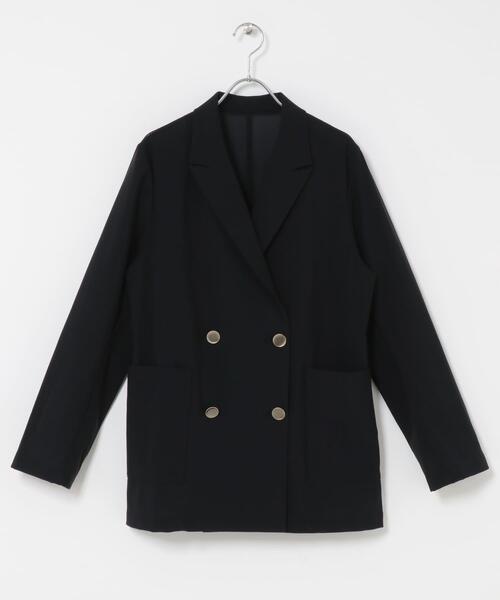URBAN RESEARCH ROSSO WOMEN(アーバンリサーチ ロッソ)の「メモリーネットライトジャケット(その他アウター・レディース・ベージュ系その他/ブラック・FREE)」の13枚目の写真