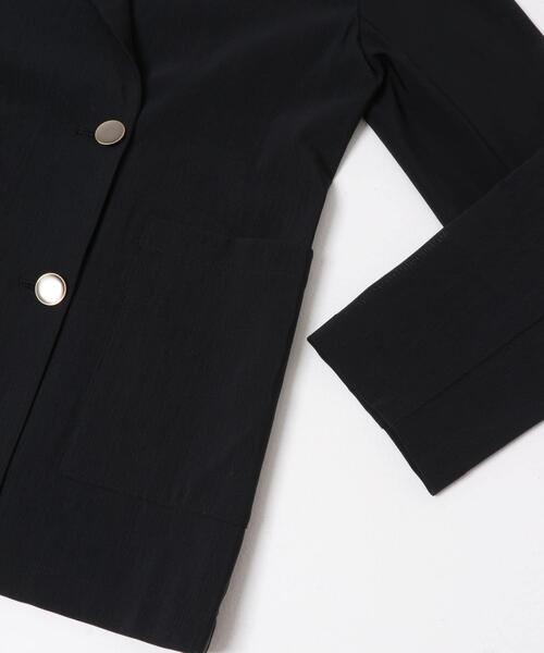 URBAN RESEARCH ROSSO WOMEN(アーバンリサーチ ロッソ)の「メモリーネットライトジャケット(その他アウター・レディース・ベージュ系その他/ブラック・FREE)」の11枚目の写真