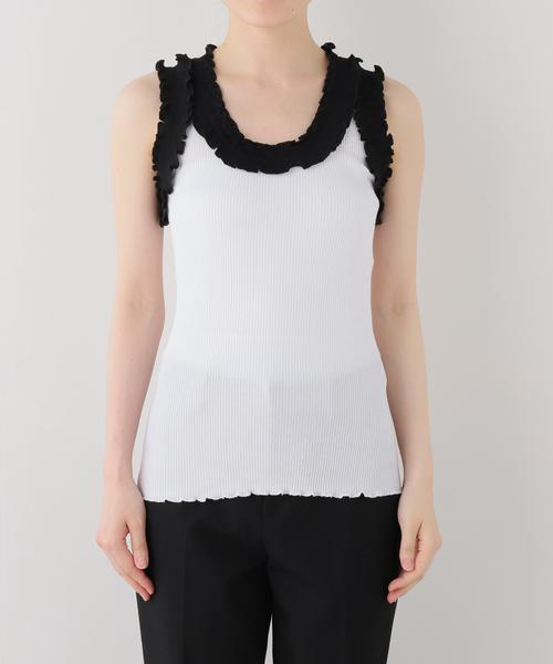 EDIT. FOR LULU（エディットフォールル）の「【Opera SPORT/オペラスポーツ】 ROSALIE SEAMLESS TOP（Tシャツ/カットソー・レディース・ホワイト・FREE）」の7枚目の写真