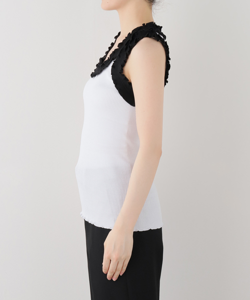 EDIT. FOR LULU（エディットフォールル）の「【Opera SPORT/オペラスポーツ】 ROSALIE SEAMLESS TOP（Tシャツ/カットソー・レディース・ホワイト・FREE）」の8枚目の写真