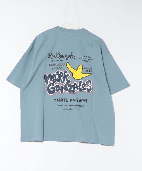 Port(ポート)の「【 Mark Gonzales / マークゴンザレス 】 フロント LOGO 刺繍 ANGEL Tシャツ(Tシャツ/カットソー・メンズ・ホワイト/ブラック/グレイッシュブルー・X-LARGE/LARGE/MEDIUM)」の4枚目の写真