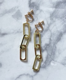 YU-KA:ボリュームチェーンイヤリング Chunky chain earrings