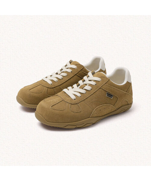 MAC MOC(マックモック)の「Nutty ナッティ セミ CUTOUT レースアップ スニーカー_4color 1.5cm(スニーカー・レディース・ブラウン/レオパード/キャメル/グレー・22.5cm/23cm/23.5cm/24cm/24.5cm/25cm)」の3枚目の写真