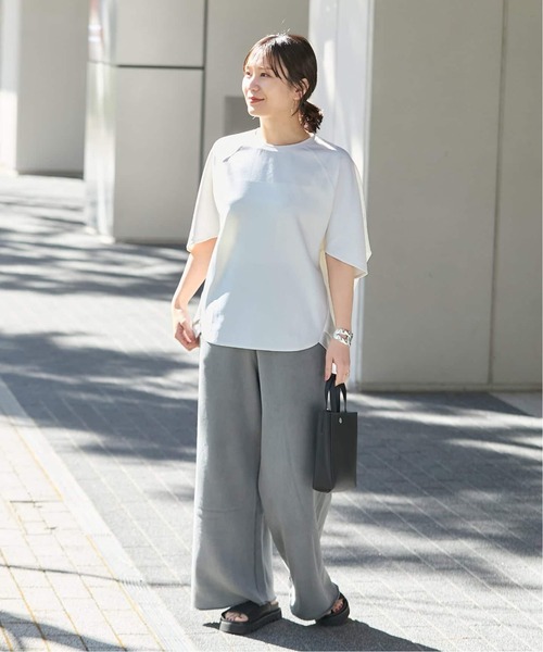 JOURNAL STANDARD(ジャーナルスタンダード)の「《追加4》【接触冷感】クールタッチ ORIGAMI Sleeveプルオーバー(Tシャツ/カットソー・レディース・ホワイト/ブラウン/ブラック・FREE)」の16枚目の写真