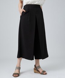SHOO・LA・RUE | 【通気性〇/S-LL】麻調タックキュロットパンツ(その他パンツ)