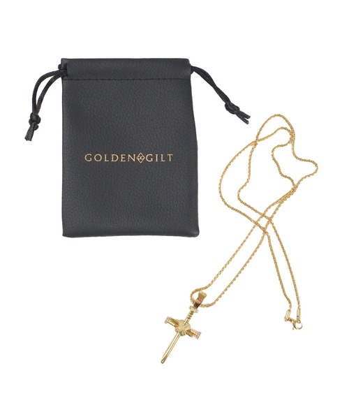 INNOCENT(イノセント)の「【T22】【GOLDEN GILT/ゴールデンギルト】NAIL CROSS PENDANT GG242(ネックレス・メンズ・ゴールド・FREE)」の2枚目の写真