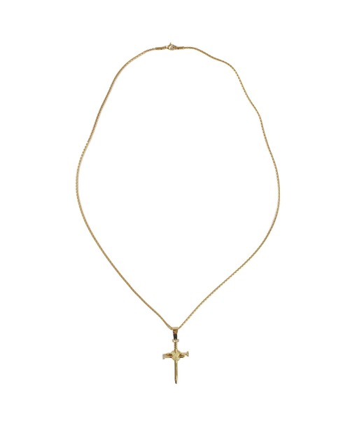 INNOCENT(イノセント)の「【T22】【GOLDEN GILT/ゴールデンギルト】NAIL CROSS PENDANT GG242(ネックレス・メンズ・ゴールド・FREE)」の5枚目の写真