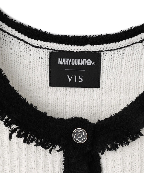 MARY QUANT(マリークワント)の「【MARY QUANT×VIS】配色フリンジベスト(ベスト・レディース・ブラック/オフホワイト・FREE)」の17枚目の写真