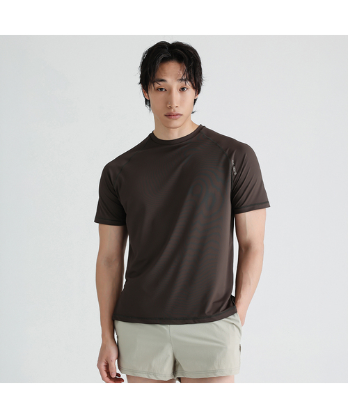 MALDEN(モールデン)の「ゴーストウェットランニングショートスリーブ(Tシャツ/カットソー・メンズ・ベージュ/ダークグレー/ブラウン・MEDIUM/LARGE/X-LARGE)」の3枚目の写真