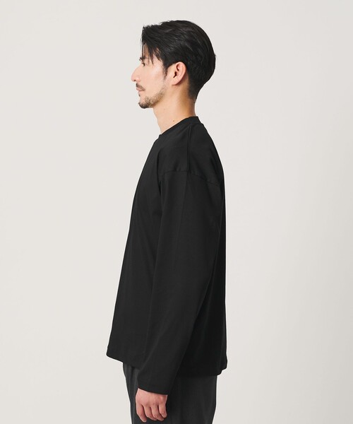 BEAUTY&YOUTH UNITED ARROWS(ビューティーアンドユースユナイテッドアローズ)の「【WEB限定 WARDROBE SMART】NORITAKE リラックス テーパード カットソー【抗菌・防臭】(Tシャツ/カットソー・メンズ・ブラック/ネイビー/ダークグレー/ホワイト・S/M/L/XL)」の18枚目の写真
