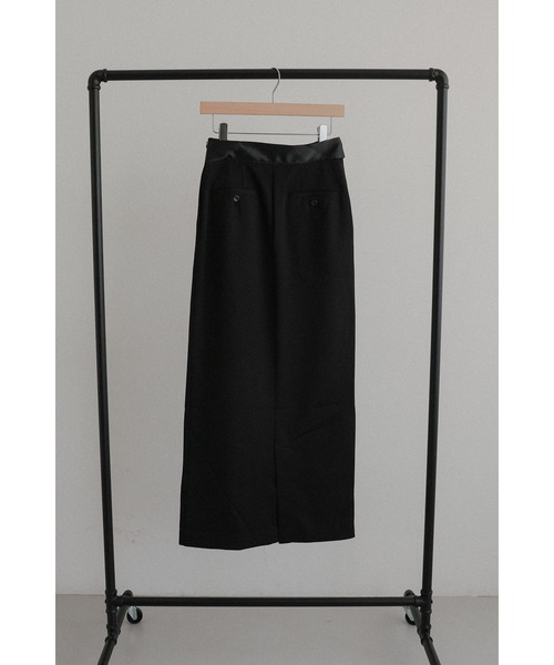 tento(テント)の「Front-Zip Slit Maxi Skirt(スカート・レディース・グレー/ブラック・38/36)」の12枚目の写真