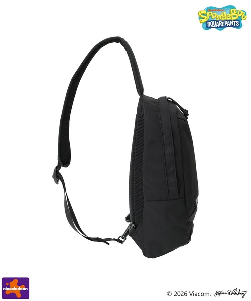 Manhattan Portage(マンハッタンポーテージ)の「LITTLE ITALY CROSSBODY BAG CORDURA RIPSTOP POLYESTER / SPONGE BOB(ボディバッグ/ウエストポーチ・メンズ・ブラック・SMALL)」の3枚目の写真