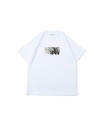 【L'eau bleue】Cotton Silky Touch Jersey Printed Big T-Shirt