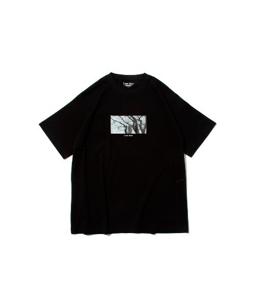 MOMENTUM(モメンタム)の「【L'eau bleue】Cotton Silky Touch Jersey Printed Big T-Shirt(Tシャツ/カットソー・メンズ・ホワイト/ブラック・LARGE/MEDIUM)」の2枚目の写真