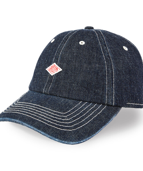 DANTON(ダントン)の「Denim 6-Panel Cap(キャップ・レディース・ダークインディゴブルー・F)」の2枚目の写真