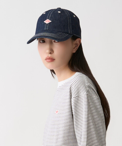DANTON(ダントン)の「Denim 6-Panel Cap(キャップ・レディース・ダークインディゴブルー・F)」の5枚目の写真