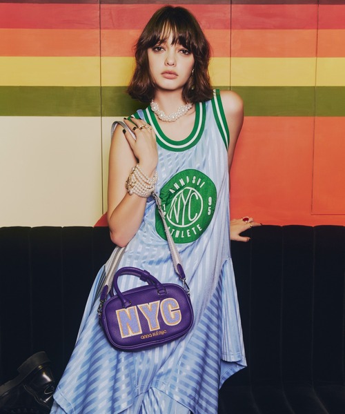 anna sui nyc(アナ スイ エヌ ワイ シー)の「ユニフォームドレス(ワンピース・レディース・ブラック/オレンジ/サックスブルー・FREE)」の19枚目の写真