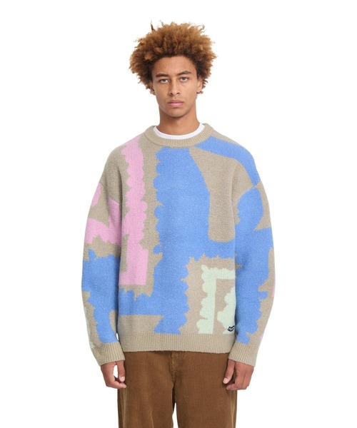 VOLCOM（ボルコム）の「VOLCOM メンズ FA CARRAU SWEATER セーター 【2026年秋冬モデル】/ボルコムニット（ニット/セーター・メンズ・マルチ・MEDIUM/LARGE）」の8枚目の写真