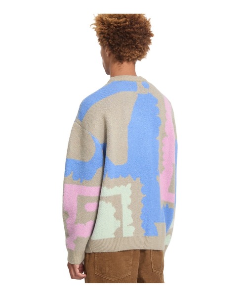 VOLCOM（ボルコム）の「VOLCOM メンズ FA CARRAU SWEATER セーター 【2026年秋冬モデル】/ボルコムニット（ニット/セーター・メンズ・マルチ・MEDIUM/LARGE）」の9枚目の写真
