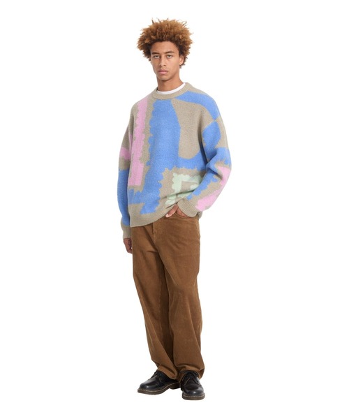 VOLCOM（ボルコム）の「VOLCOM メンズ FA CARRAU SWEATER セーター 【2026年秋冬モデル】/ボルコムニット（ニット/セーター・メンズ・マルチ・MEDIUM/LARGE）」の12枚目の写真