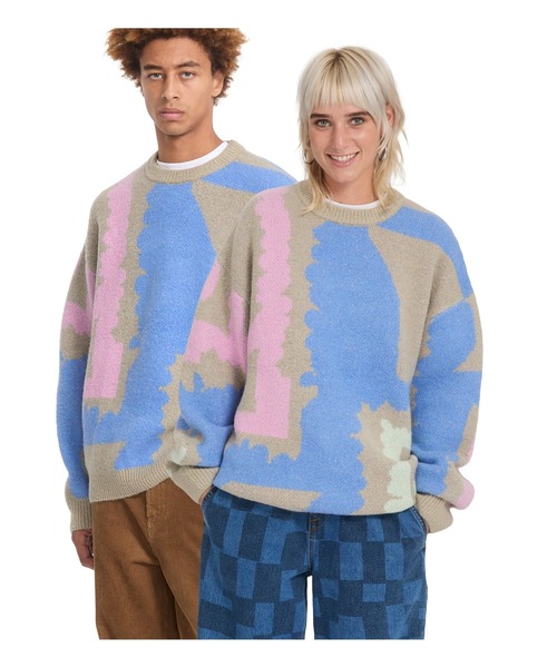 VOLCOM（ボルコム）の「VOLCOM メンズ FA CARRAU SWEATER セーター 【2026年秋冬モデル】/ボルコムニット（ニット/セーター・メンズ・マルチ・MEDIUM/LARGE）」の6枚目の写真