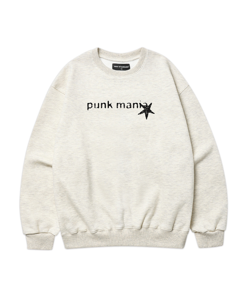 1989STANDARD(1989スタンダード)の「PUNK MANIA スウェット (STMSTD-0240)(スウェット・メンズ・オートミール/ライトグレー/バーガンディー/ネイビー/ブラック/ダークグレー・X-LARGE/MEDIUM/LARGE)」の4枚目の写真
