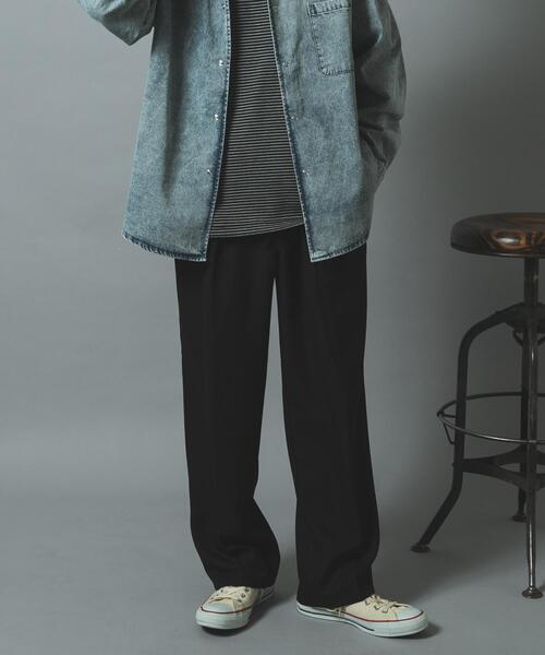 ITEMS URBANRESEARCH(アイテムズ アーバンリサーチ)の「ウールタッチツイードクリーンイージースラックス(その他パンツ・メンズ・オリーブ/ブラック/グレー・MEDIUM/LARGE)」の7枚目の写真