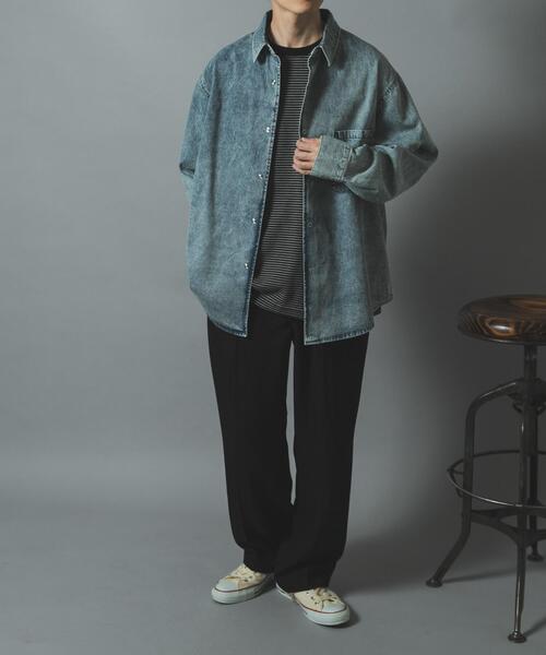 ITEMS URBANRESEARCH(アイテムズ アーバンリサーチ)の「ウールタッチツイードクリーンイージースラックス(その他パンツ・メンズ・オリーブ/ブラック/グレー・MEDIUM/LARGE)」の8枚目の写真
