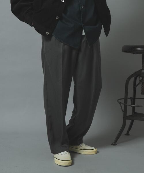 ITEMS URBANRESEARCH(アイテムズ アーバンリサーチ)の「ウールタッチツイードクリーンイージースラックス(その他パンツ・メンズ・オリーブ/ブラック/グレー・MEDIUM/LARGE)」の11枚目の写真